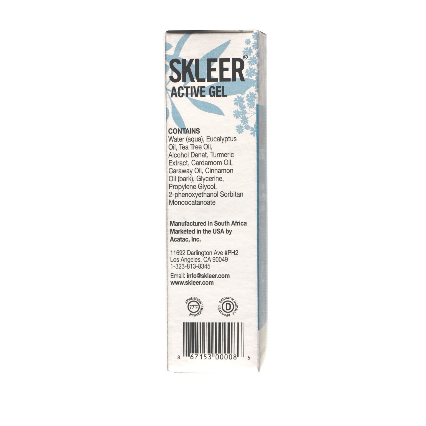SKLEER - Blackhead Active Face Gel | Extra Strength Blackhead Gel with Potent Essential Oils | (1 oz) Beauty & Personal Care SKLEER