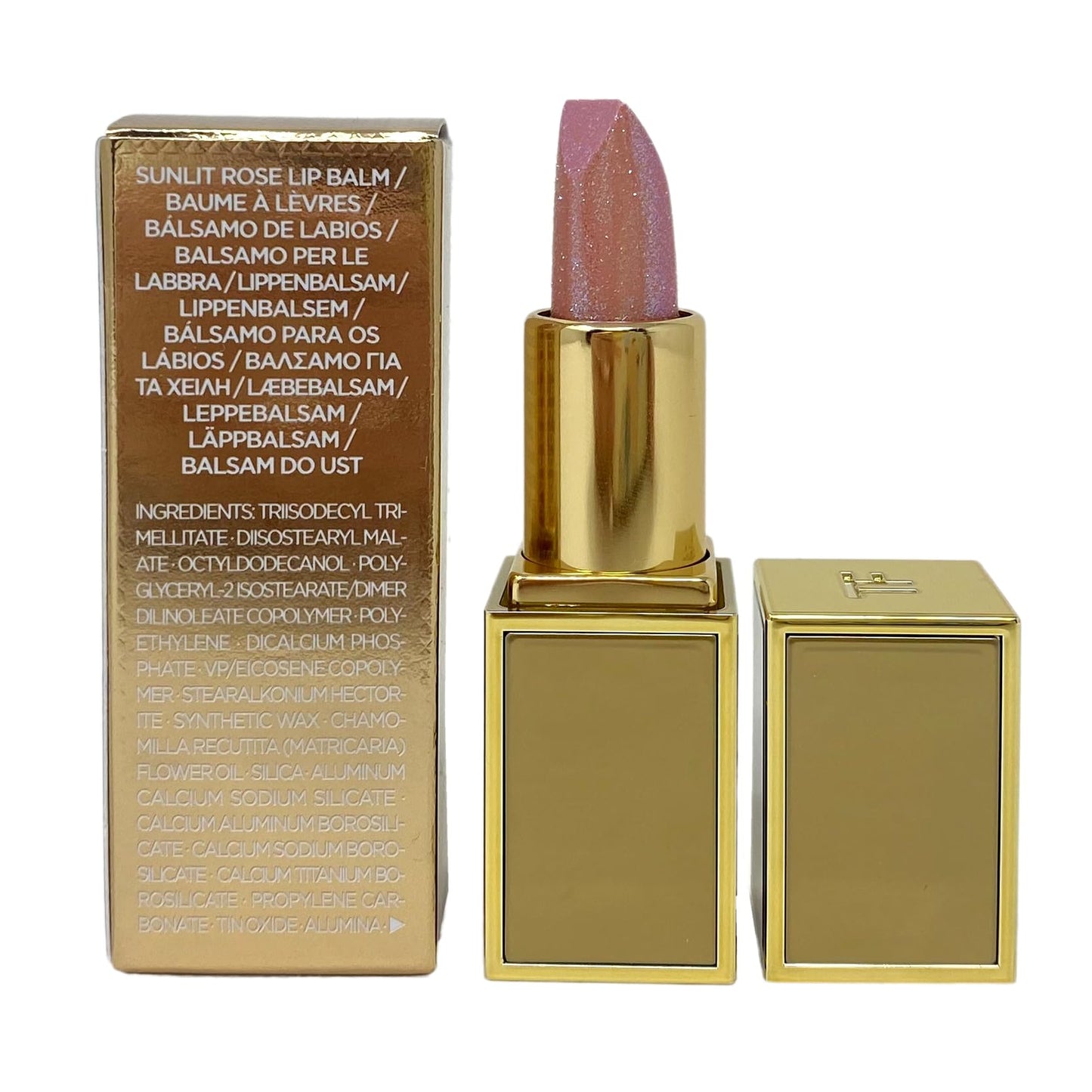Tom Ford Soleil Sunlit Rose Mini Lip Balm - 01 Sunlit Rosy (Sheer Pink) - 0.07 oz / 2 g Beauty & Personal Care Tom Ford