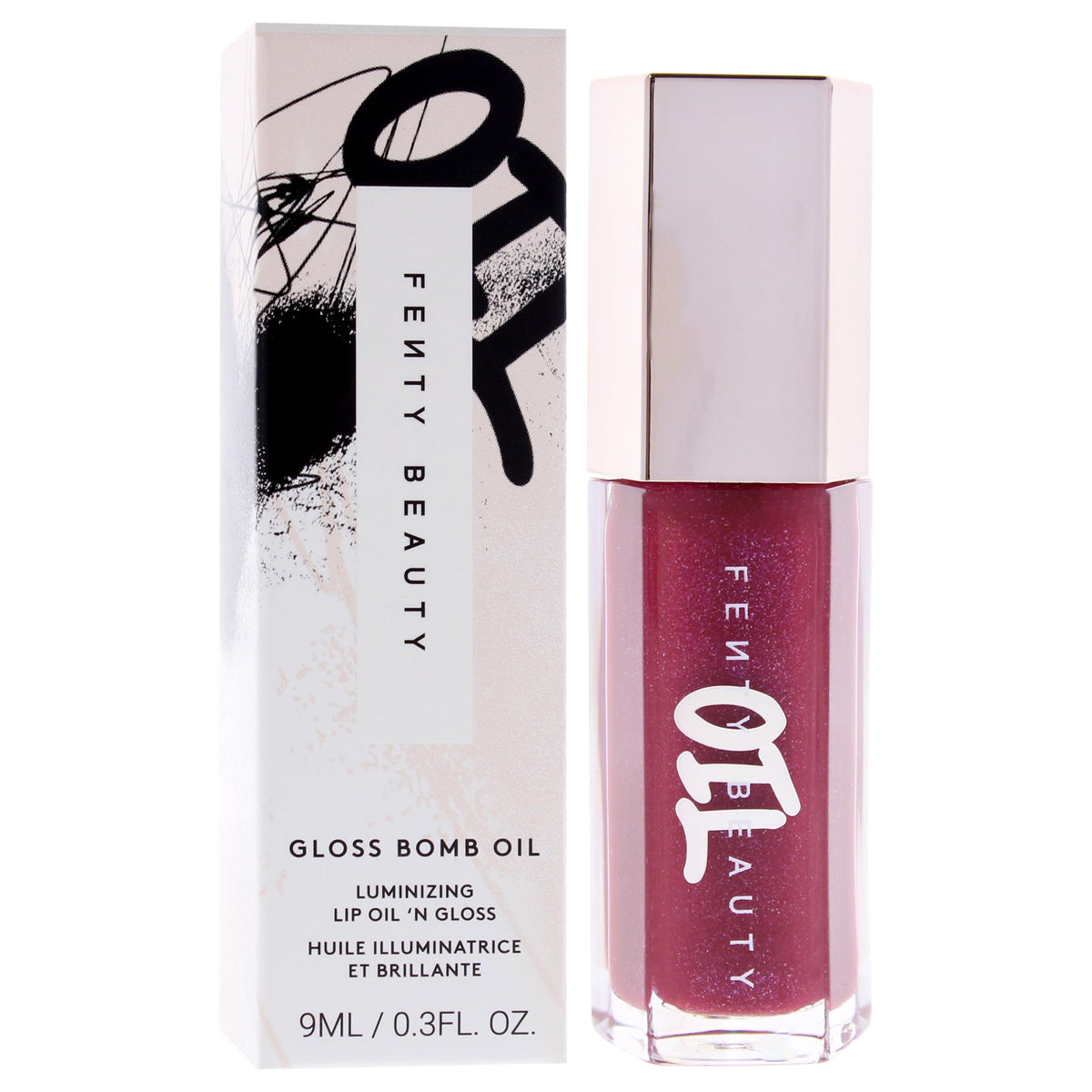 Gloss Bomb Luminizing Lip Oil N Gloss - 04 Razzberry Jamz by Fenty Beauty for Women - 0.3 oz Lip Gloss