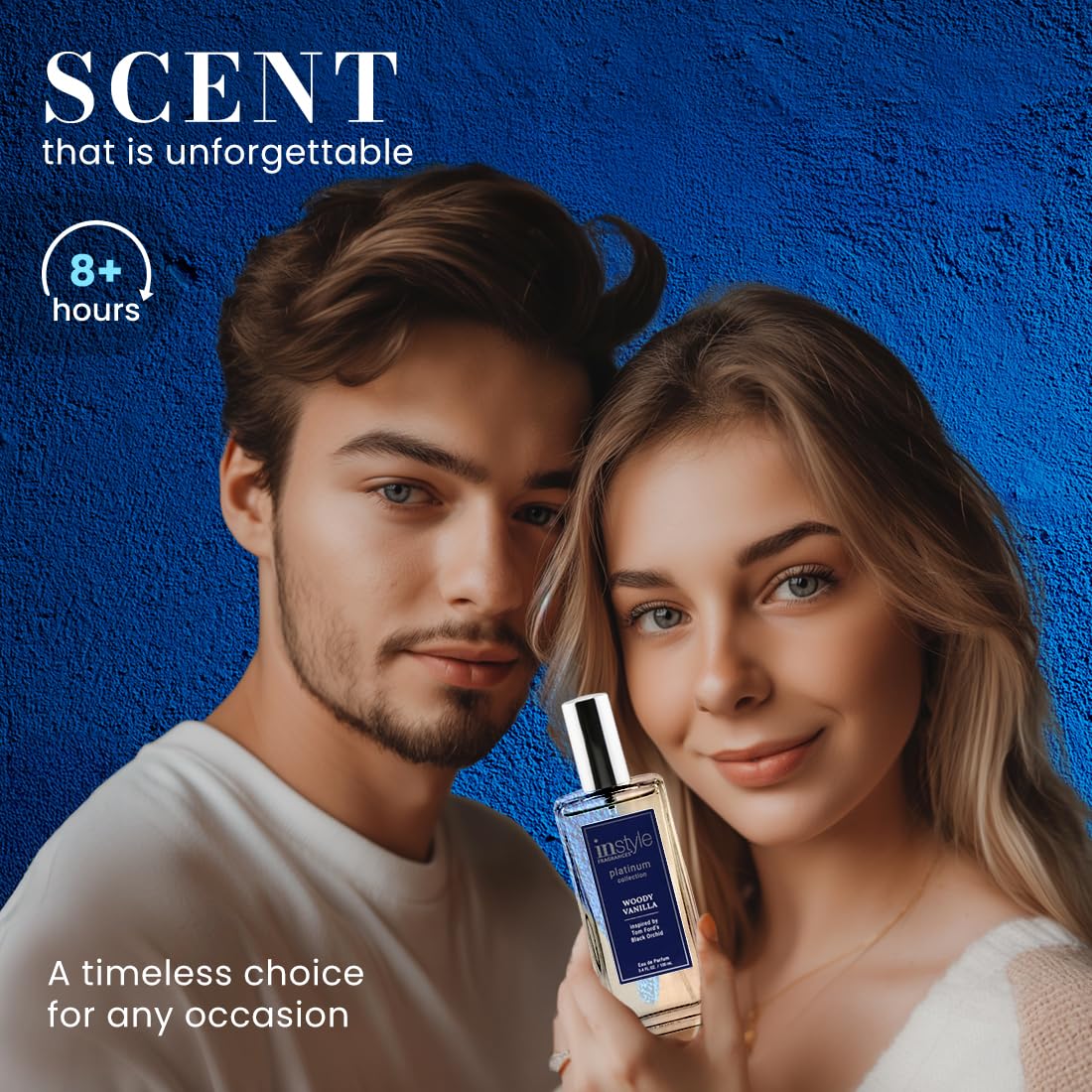 InStyle Fragrances, Platinum Collection, Amber Fougere, Inspired by Jean Paul Gaultier’s Le Male, Men’s Eau de Parfum, CLEAN, Vegan, Paraben-Free Beauty & Personal Care Instyle Fragrances