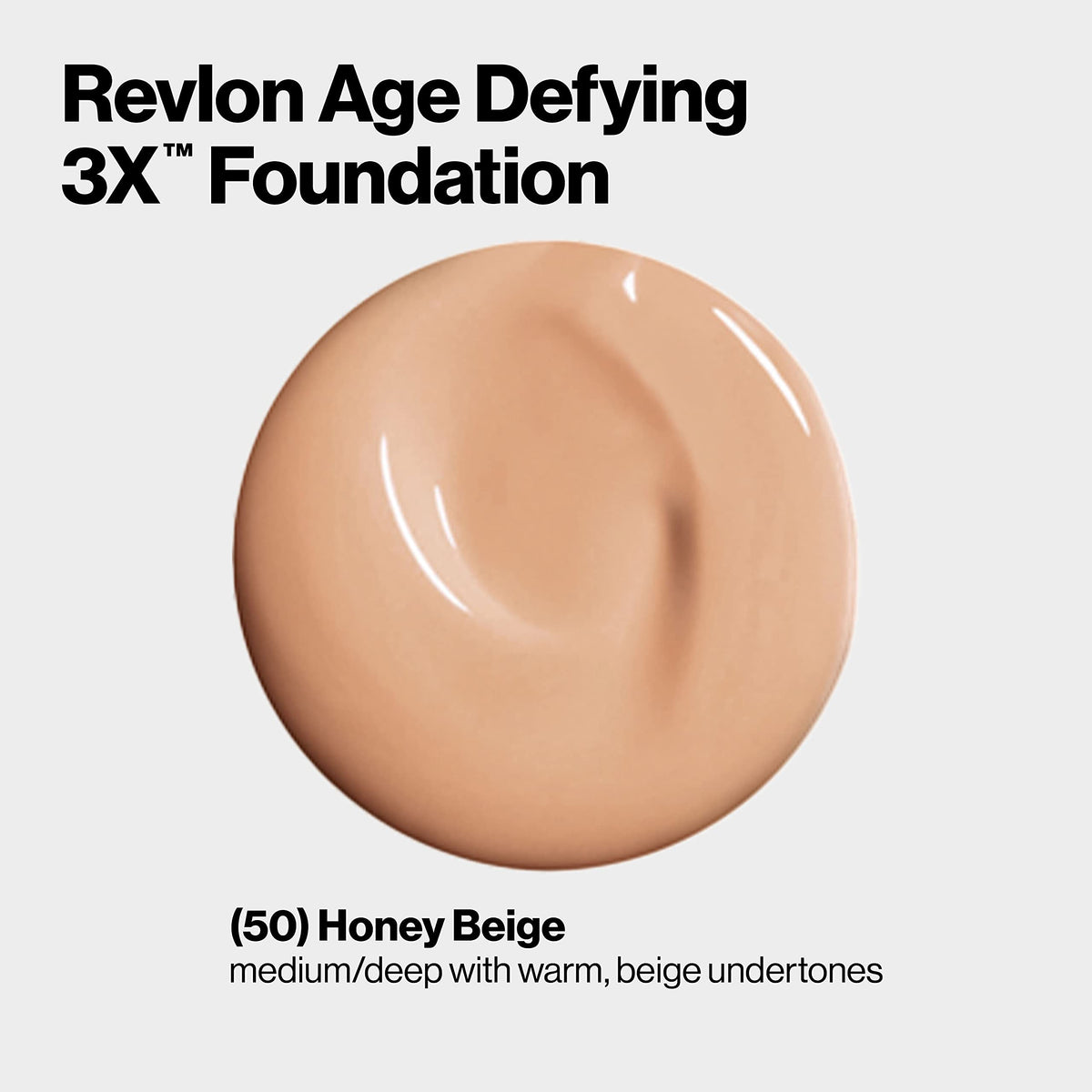 Revlon Liquid Foundation, Age Defying 3XFace Makeup, Anti-Aging and Firming Formula, SPF 30, Longwear Medium Buildable Coverage with Natural Finish Beauty & Personal Care REVLON