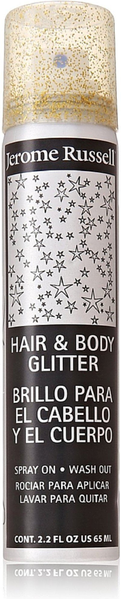 Jerome Russell Hair and Body Glitter Spray, Gold 2.2 oz (Pack of 6) Beauty & Personal Care Jerome Russell