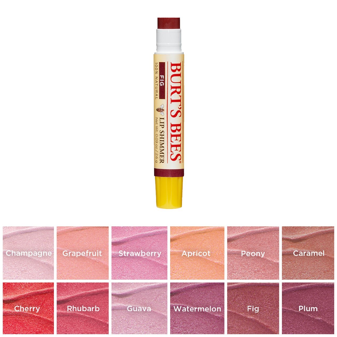 Burt's Bees 100% Natural Moisturizing Lip Shimmer, Fig - 1 ct Beauty & Personal Care Burt's Bees
