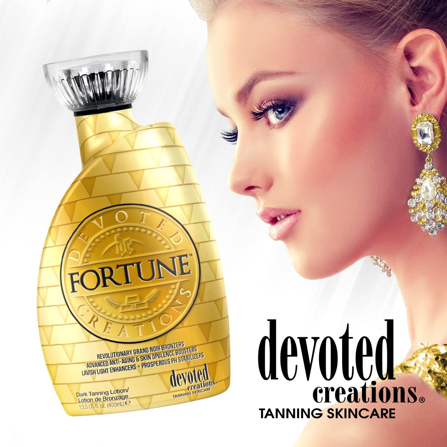 Devoted Creations Fortune Bronzer Tanning Lotion 13.5 oz Beauty & Personal Care Devoted Creations