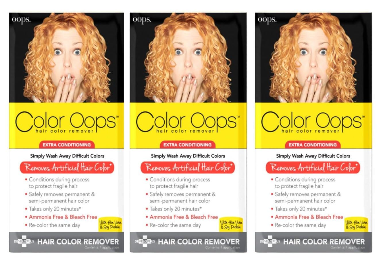 Color Oops Color Remover Extra Conditioning 4oz. (3 Pack) Beauty & Personal Care Developlus