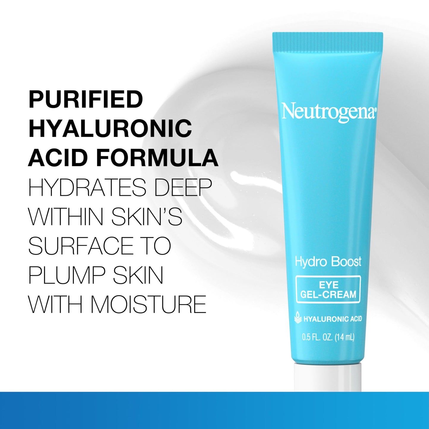 Neutrogena Hydro Boost Under Eye Cream, with Purified Hyaluronic Acid, Keeps Under Eye Area Looking Smooth & Hydrated, Fragrance Free Beauty & Personal Care Neutrogena