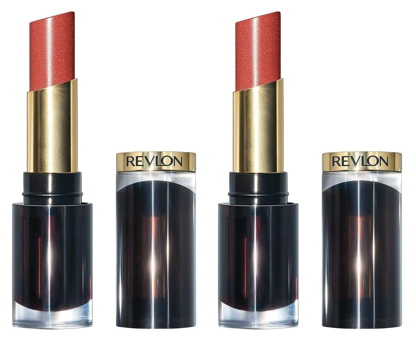 Pack of 2 Revlon Super Lustrous Glass Shine Lipstick, Glaring Coral 014 Beauty & Personal Care Revlon Nutri Color