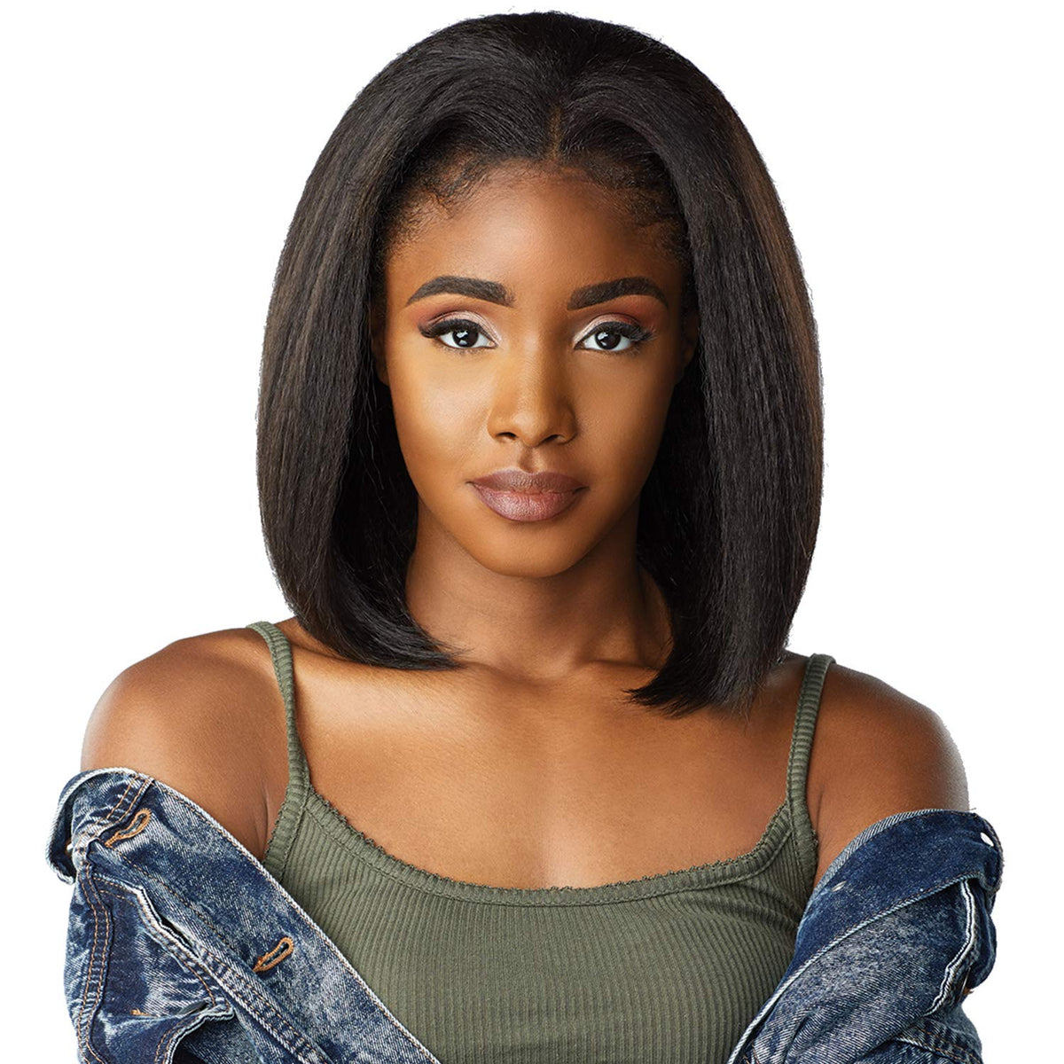 Sensationnel Curls Kinksandco Half Wig-Top Babe, 1 JETBLACK