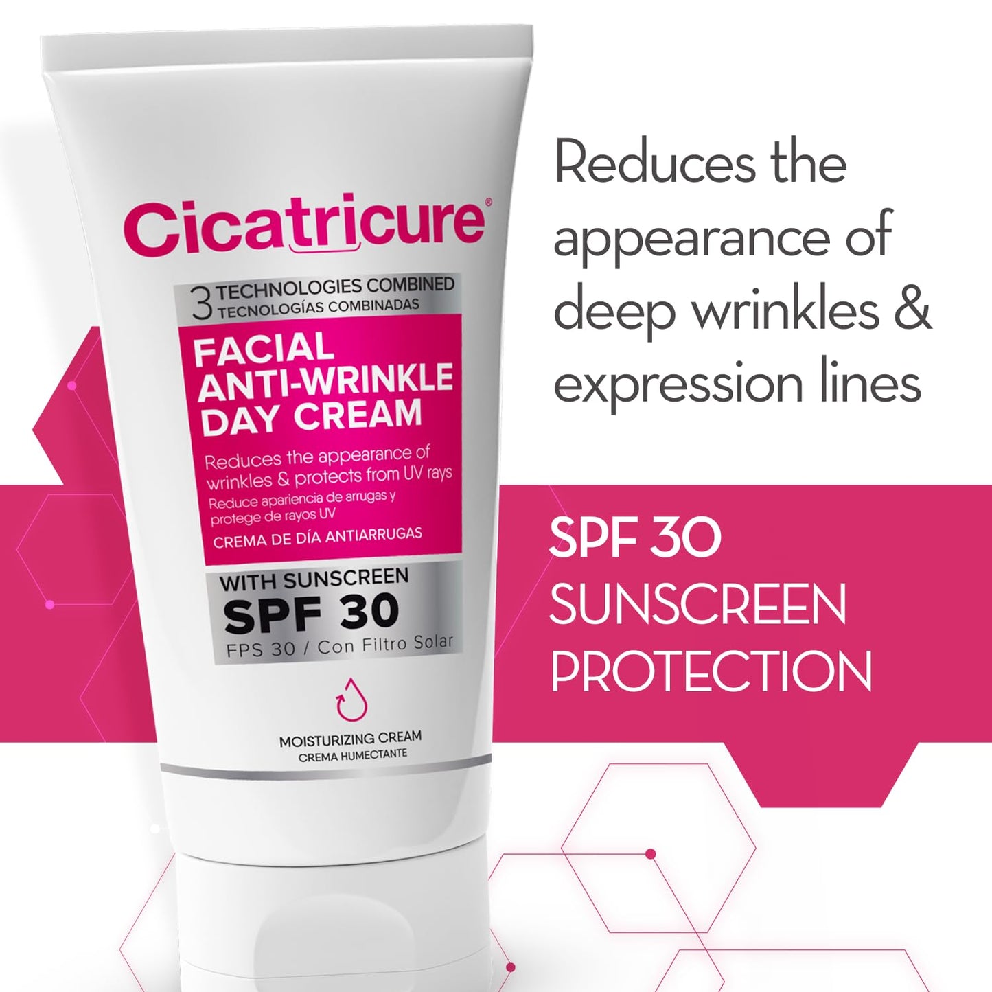 Cicatricure Advanced Face Cream for Fine Lines & Wrinkles, SPF 30, Anti Aging Facial Moisturizer, Daily Skin Care to Enhance Firmness & Elasticity Beauty & Personal Care Cicatricure