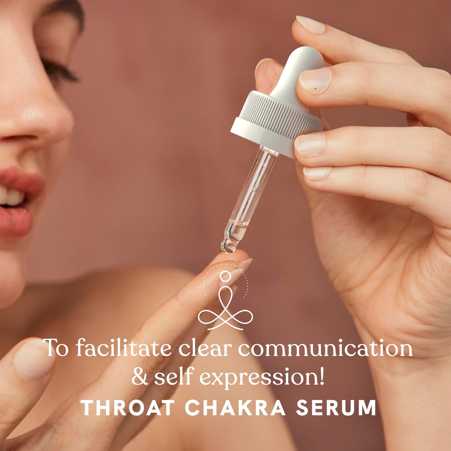 Throat Chakra Facial Serum Essential Oil Blend, Natural & Organic Moisturizing Serum for Face with Sunflower, Argan, Apricot, Rosemary, Lavender Oils Beauty & Personal Care Awakened Skincare
