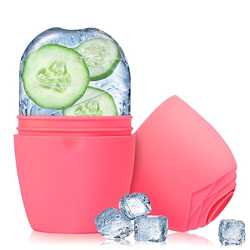 Evmliy Ice Roller for Face, Silicone Ice Roller Facial Ice Mold to Brighten Skin Enhancing Natural Glow, Reusable Ice Roller for Face & Eye Puffiness Beauty & Personal Care Evmliy