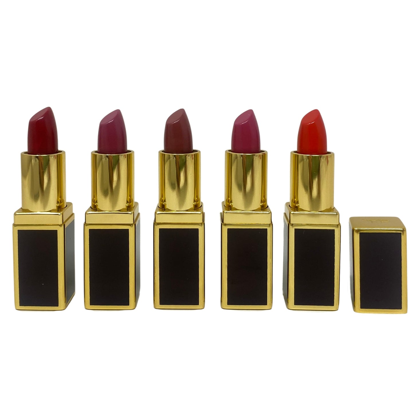 Tom Ford Lip Color Mini Deluxe Set - 5 Mini Lipsticks (Scarlet Rouge, Casablanca, West Coast, Runway Rose, Wild Ginger) Beauty & Personal Care Tom Ford