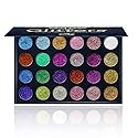 Aolailiya 24 Color Pressed Glitter Eyeshadow Palette - Mineral Ultra Shimmer Makeup Palette Eye Shadow Powder Long Lasting Waterproof Beauty & Personal Care Aolailiya