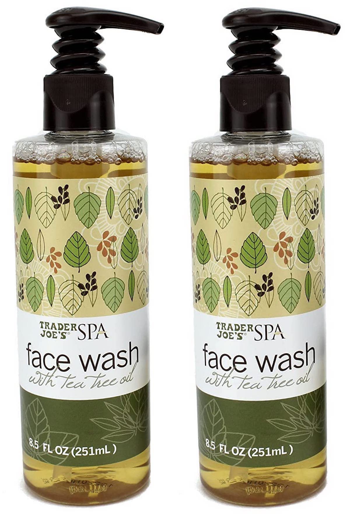 Trader Joe's Spa Face Wash with Tea Tree Oil (2 Packs) Beauty & Personal Care Trader Joe's