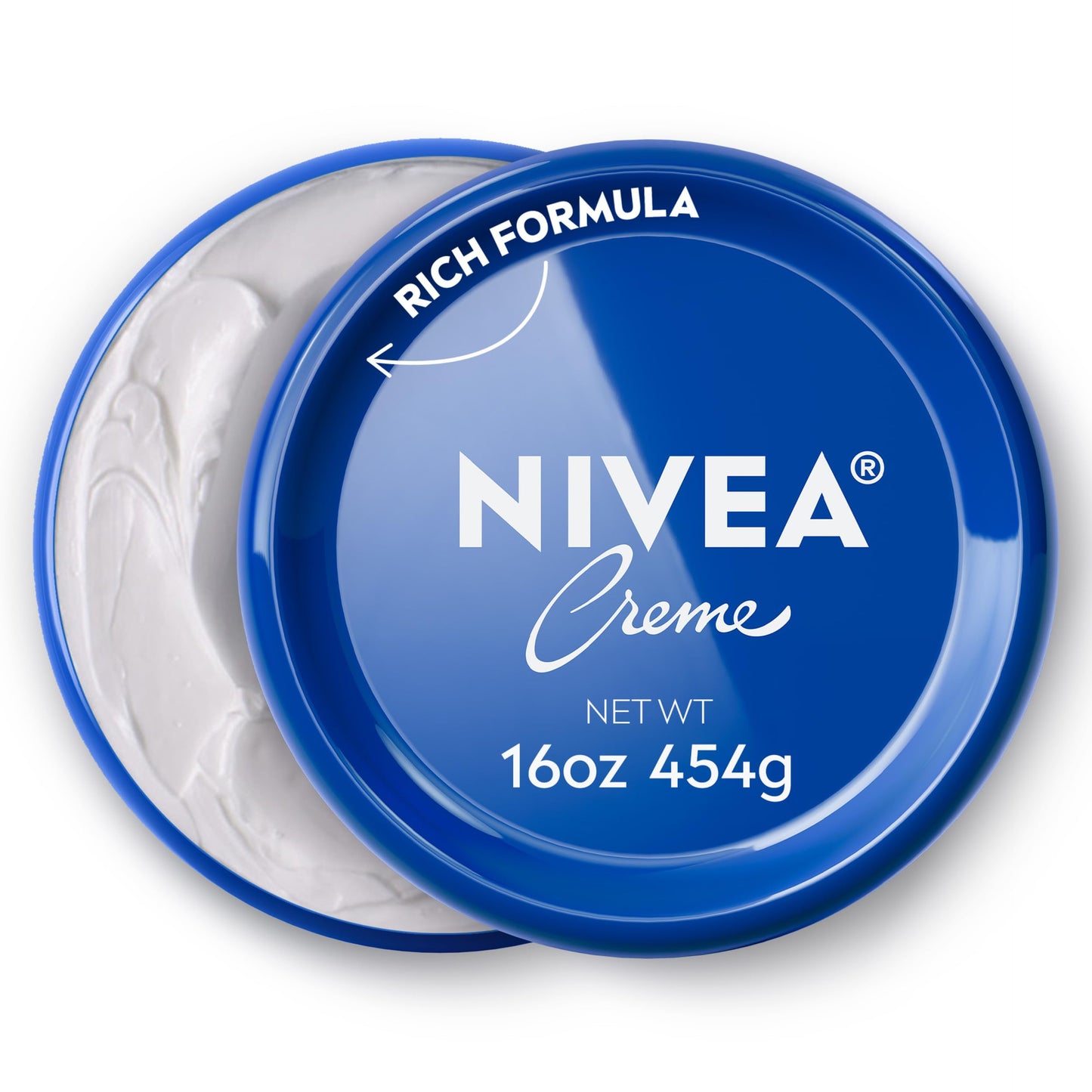 NIVEA Creme Face, Hand and Body Moisturizer Cream, Rich Body Cream for Dry Skin with Provitamin B5, Fast-Absorbing and Non-Comedogenic, For Daily Use Beauty & Personal Care NIVEA