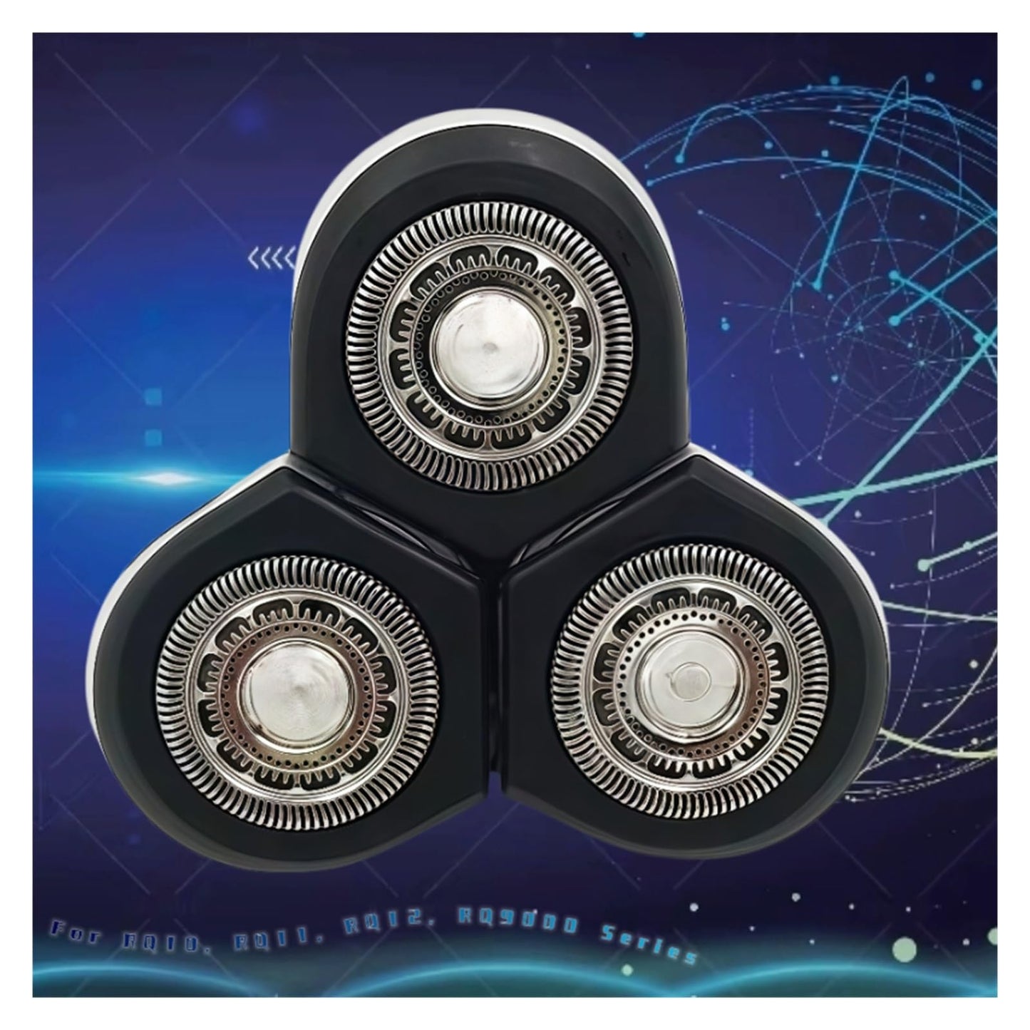 Orfdcnhlkc Razor Accessories RQ10 Replacement Blade Head. Compatible for Philips S9000 Series S9911 S9731 S9711 S9511 S9111 S9031 Beauty and Personal Care Orfdcnhlkc