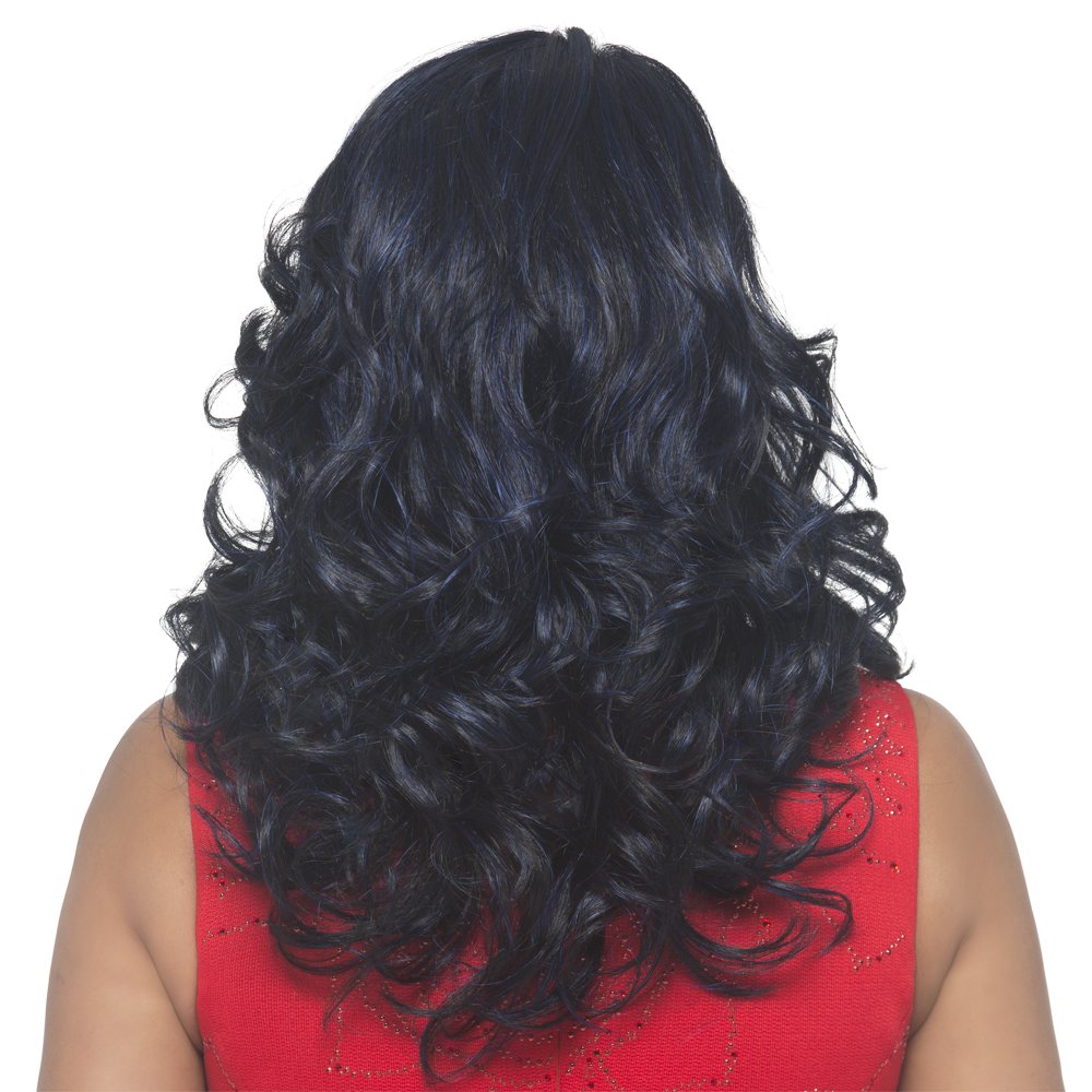 Vivica A Fox Hair Collection Silver-V New Futurua Synthetic Heat Resistant Fiber Pure Stretch Cap Wig, FS1B/33, 5.8 Ounce