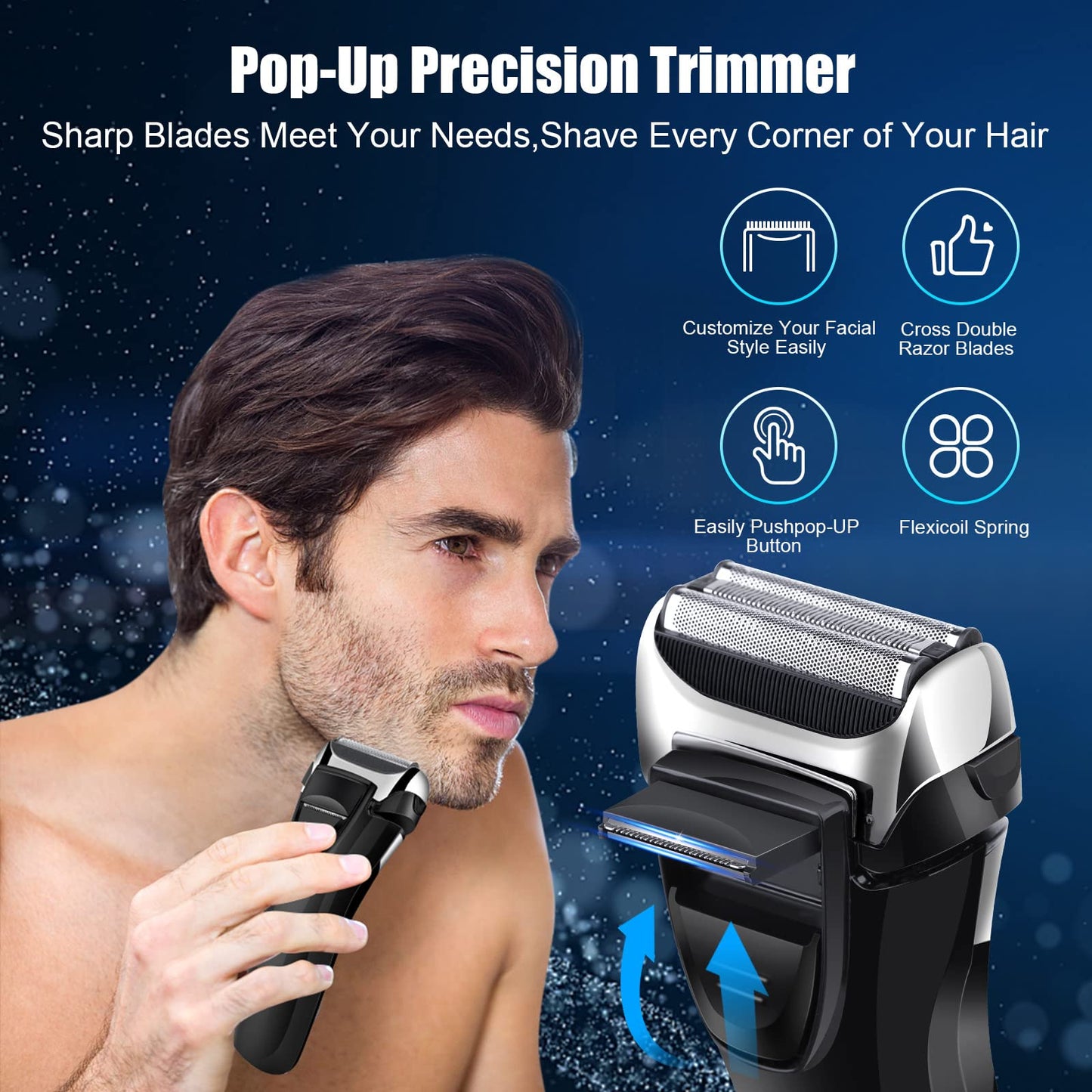 Electric Foil for Men Beauty and Personal Care OWNSUN