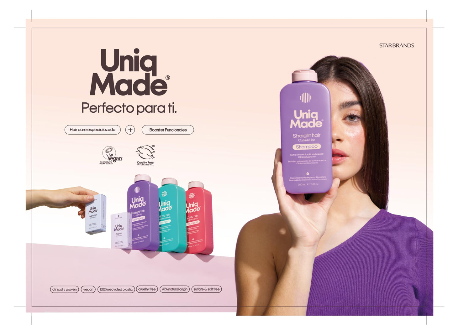 Uniq Made Straight Hair Care Kit: Shampoo & Conditioner Beauty & Personal Care Uniq Made