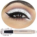 Daeuwiutr White Eyeshadow Stick Makeup?Cream Shimmer Smooth Glitter Eye Shadow Pencil Base Primer Palette, Waterproof Long Lasting EyeShadow Pen White Beauty & Personal Care Daeuwiutr