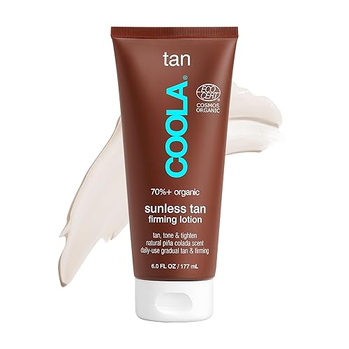 COOLA Organic Sunless Self Tanner Body Firming Lotion, Dermatologist Tested Anti-Aging Skin Care, Vegan and Non-GMO, Piña Colada, 6 Fl Oz Beauty & Personal Care COOLA