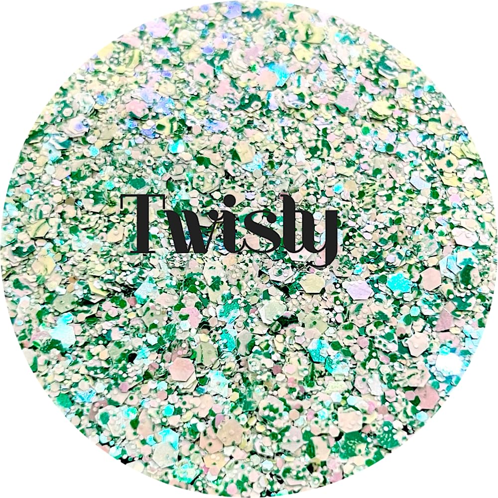 Green Polyester Glitter | Craft Glitter | Glitter for Arts & Crafts | Tumblers | Cosmetics | Nails | Epoxy Resin Art | Slime | DIY | Body Glitter | 1 Beauty & Personal Care Glitter Heart Co.