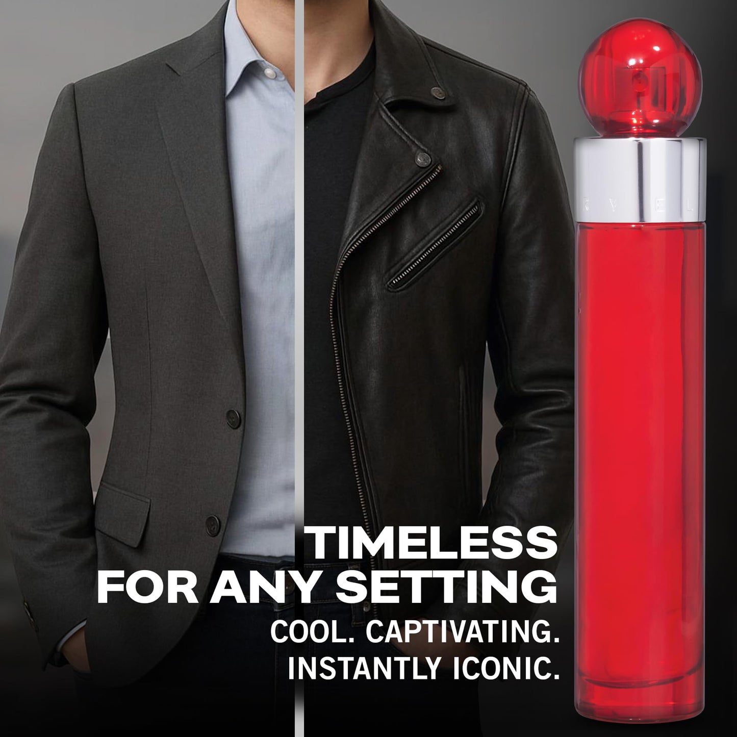 Perry Ellis 360° Red Eau De Toilette Spray for Men - Mens Cologne, Long Lasting Perfume, EDT, Fragrance with Notes of Clove, Cinnamon & Patchouli Beauty & Personal Care Perry Ellis