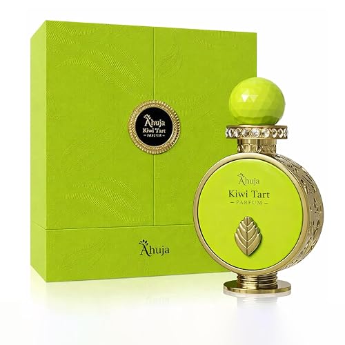 AHUJA Kiwi Tart - 3.4 oz Parfum | Unisex Fresh Spicy Fruity Scent | 30% Long Lasting Oil | Kiwi, Apple, Bergamot, Pink Pepper, Amber, Patchouli | Beauty & Personal Care AHUJA