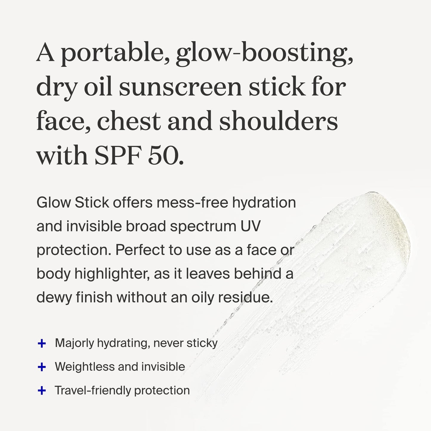 Supergoop! Glow Stick - 0.7 oz, Pack of 2 - SPF 50 PA++++ Dry Oil Sunscreen Stick for Face & Body - Hydrates for a Healthy Glow - Mess Free, Travel Beauty & Personal Care Supergoop!