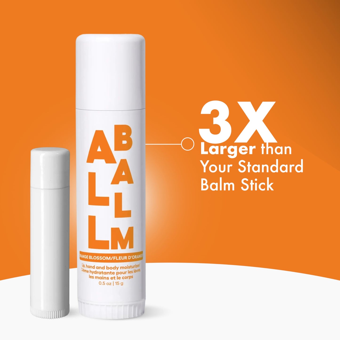 Zizia Orange Blossom Neroli Giant Multi All Balm Stick - Moisturizing, Hydrating Stick for Lips, Hands & Body with Shea Butter, Jojoba Oil, Aloe Vera Beauty and Personal Care Zizia Botanicals