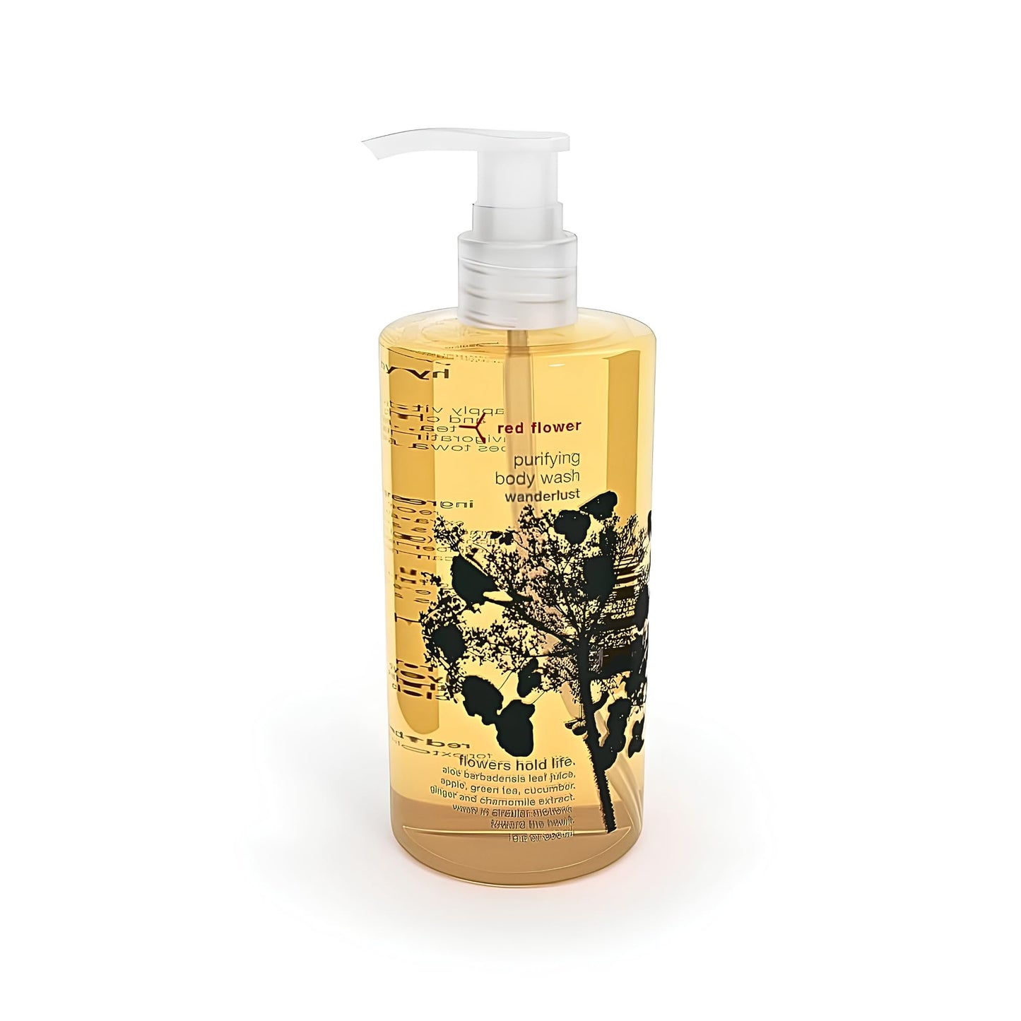 Red Flower Wanderlust Purifying Body Wash - Cleanse & Hydrate Botanical Shower Gel with Organic Fruit & Leaf Extracts for Hydrated, Radiant Skin (10 Beauty & Personal Care Red Flower