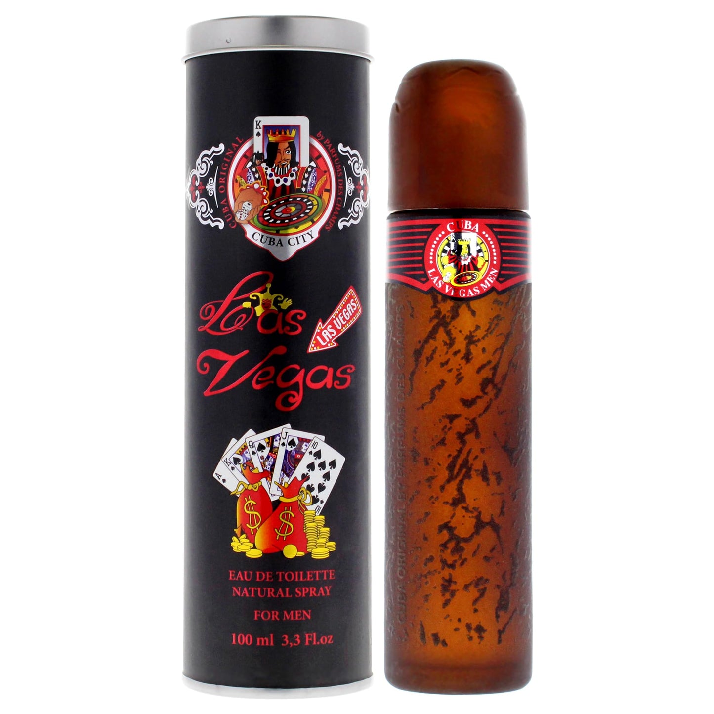 Cuba Cuba City Las Vegas Men 3.3 oz EDT Spray Beauty & Personal Care Cuba