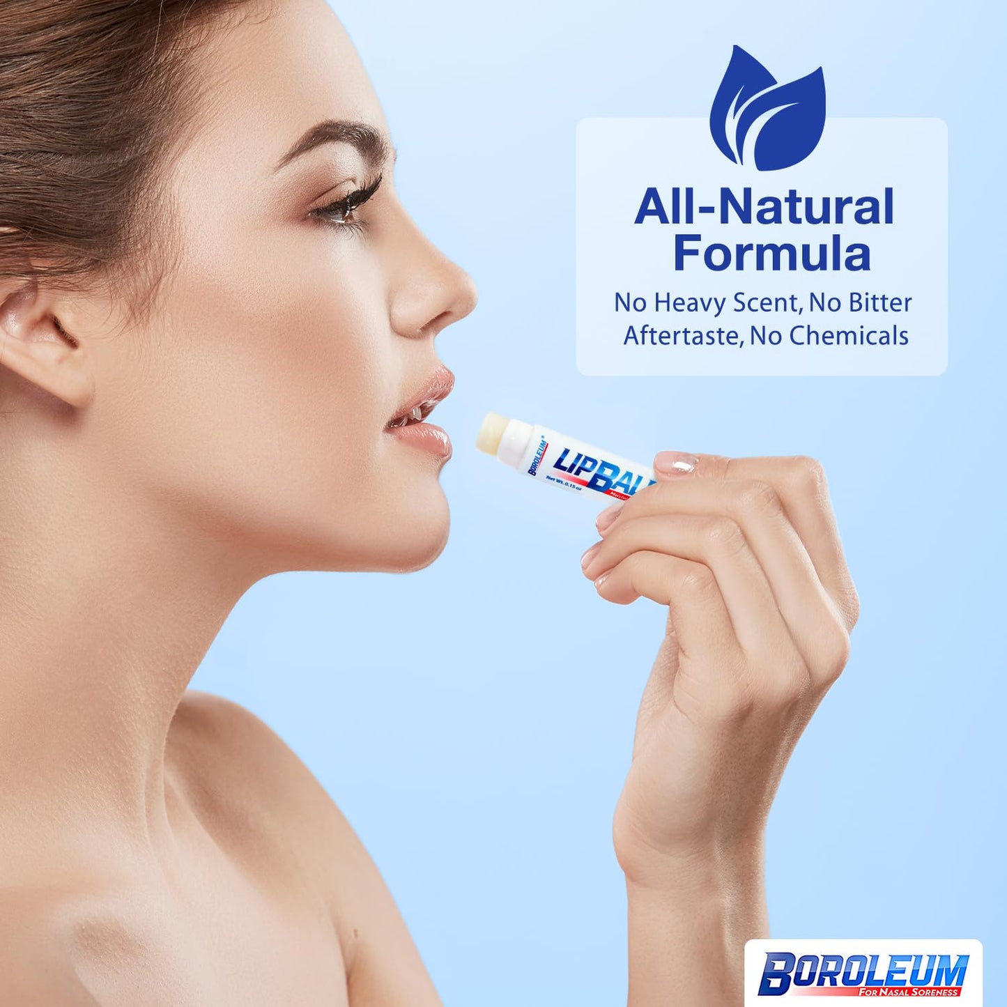 Natural Lip Balm by Boroleum | Best Chapped Lip Moisturizer for Dry Cracked Lips | All Natural Ingredients for Men Women and Kids | 4.25 gr. Tubes, 2 Beauty & Personal Care Boroleum