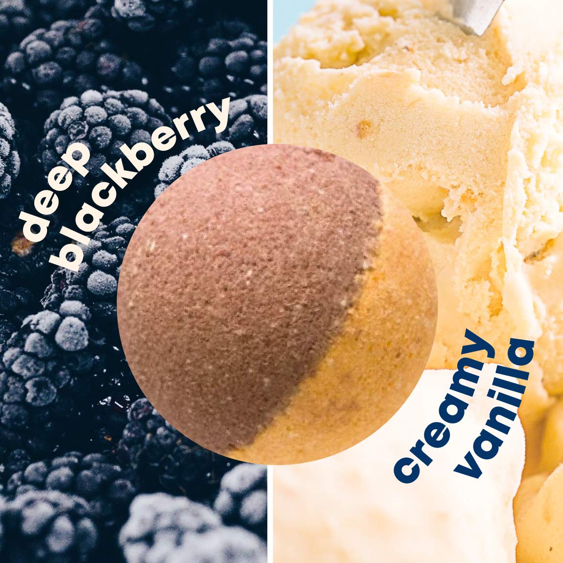 The Oil Bar Blackberry Vanilla Bourbon Bath Bomb Beauty & Personal Care The Oil Bar