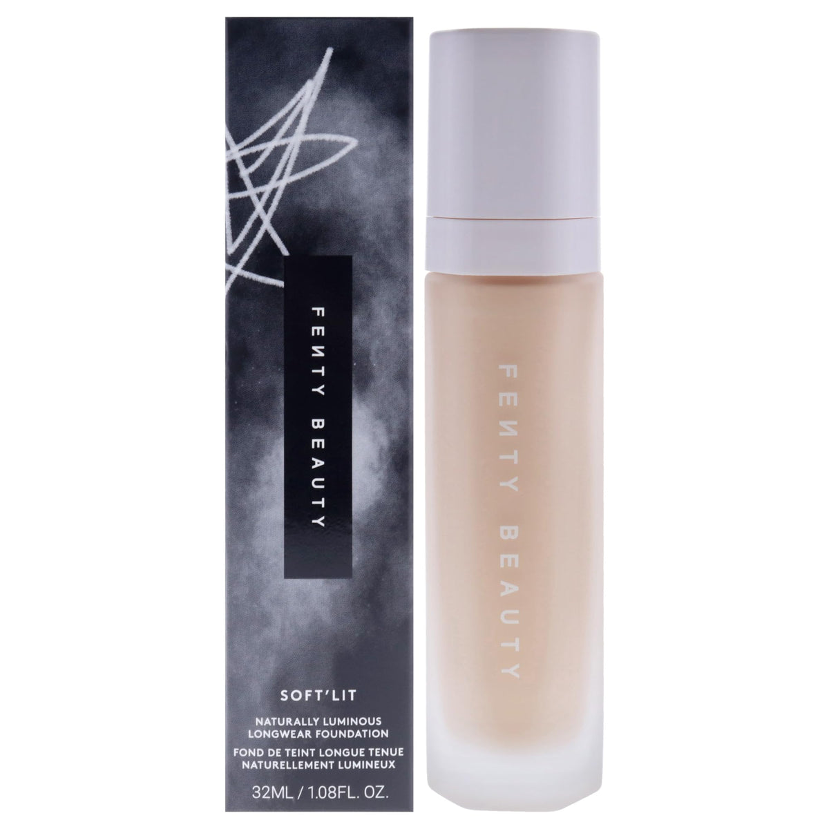Soft Lit Naturally Luminous Longwear Foundation - 140 Light Warm Yellow by Fenty Beauty for Women - 1.08 oz Foundation