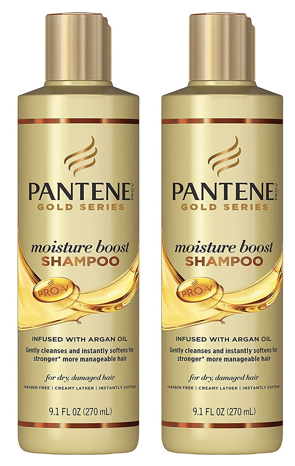 Pantene Gold Series Shampoo Moisture Boost 9.1 Ounce (Pack of 2) Beauty & Personal Care Pantene
