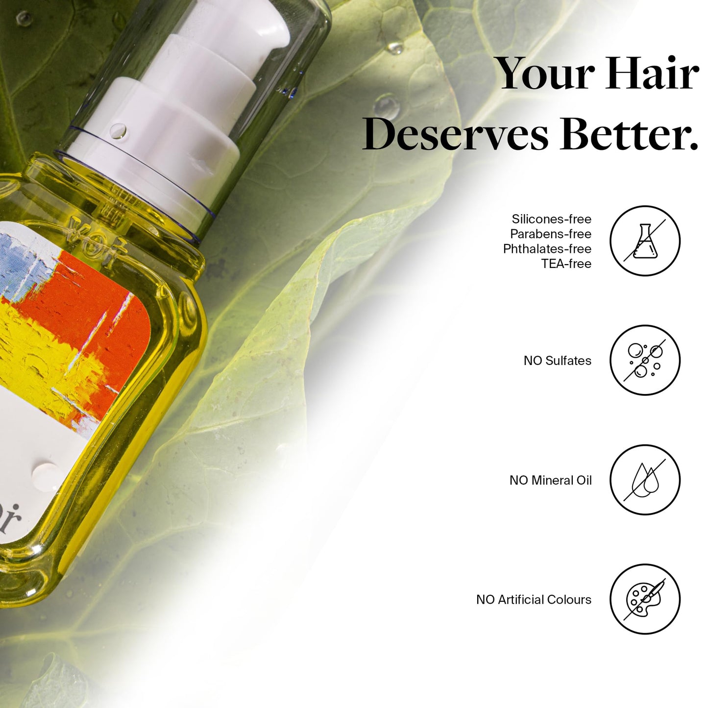 Voir Haircare Luxury Hair Oil - Deep Hydration for Dry, Damaged Hair - Smooths Frizz, Adds Shine & Locks in Moisture - Lightweight with Rosehip Beauty & Personal Care Voir Haircare