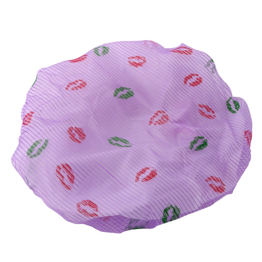 Ruilogod Organza Lip Pattern Family Bathroom Hair Protector Water Resistant Spa Bath Shower Cap (id: 496 366 c31 c9a 551 Beauty and Personal Care Ruilogod