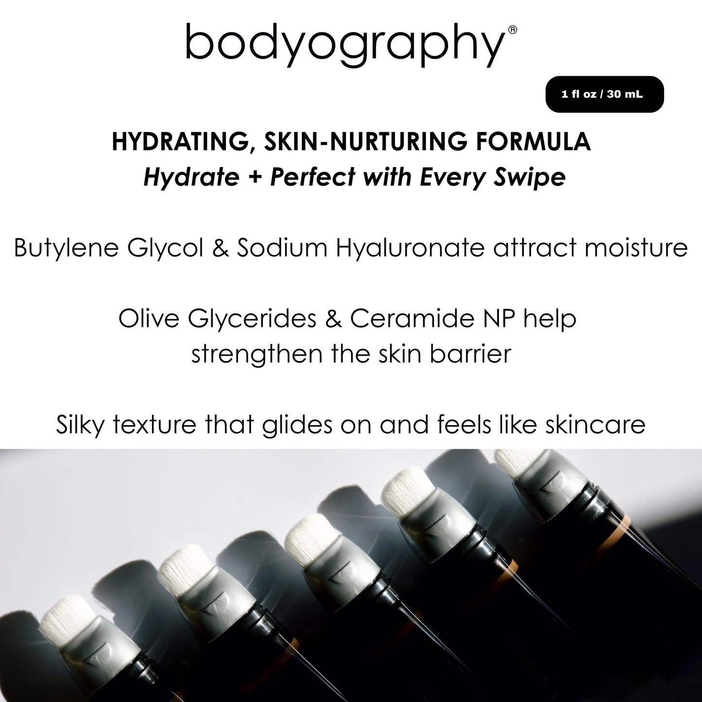 Bodyography Sun Defense Tinted Moisturizer, 1.5 oz | Lightweight SPF Tint with Hyaluronic Acid & Mineral Pigments | Hydrating, Vegan Sheer Coverage Beauty & Personal Care Bodyography