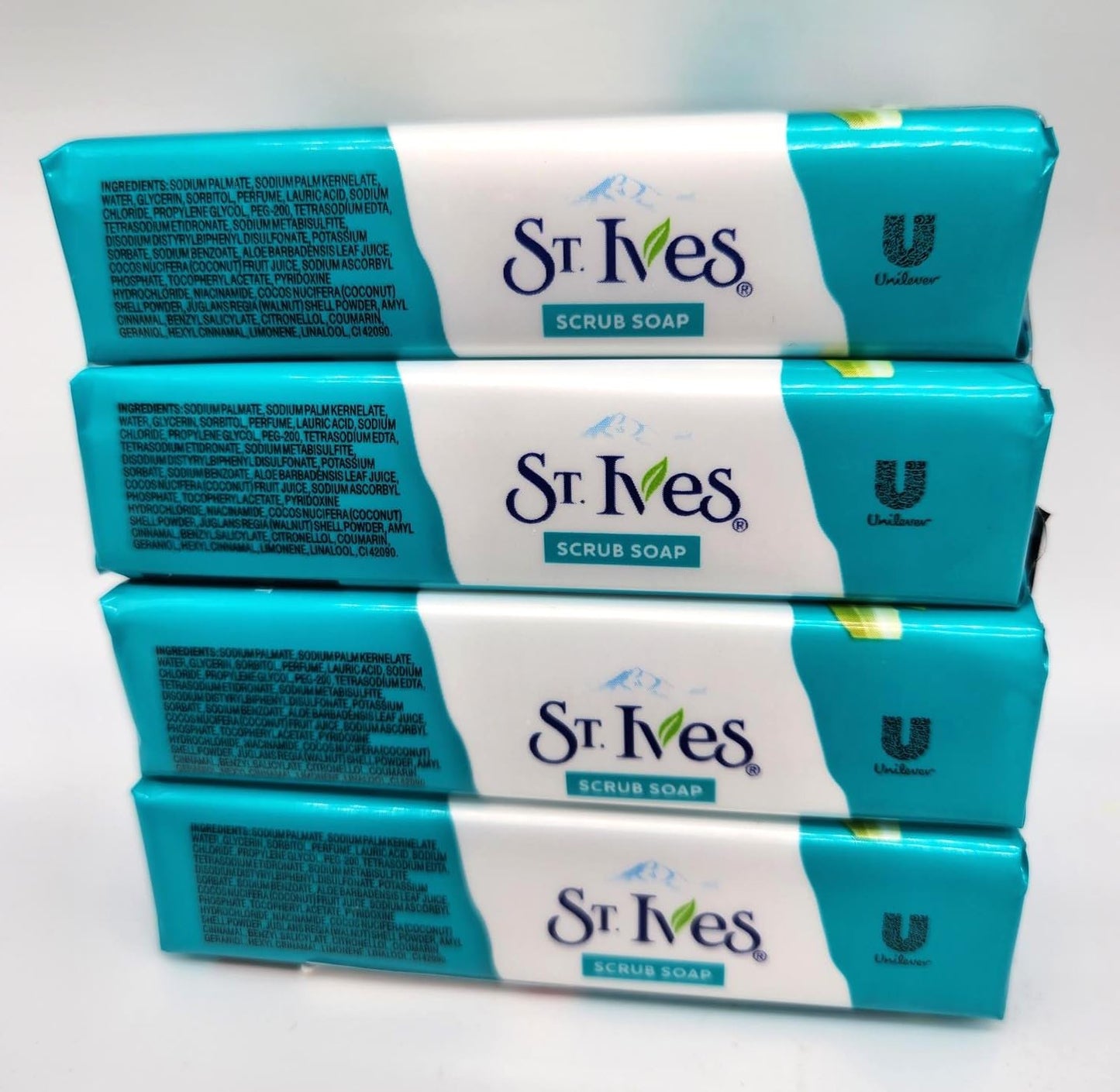 St. Ives' Scrub Bar Soap with Coconut Water, Aloe, and Walnut (4 Packs) Beauty & Personal Care NO. 610TH