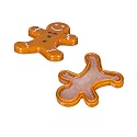 ASHLEY GIFTS Gingerbread Man Lip Gloss, Vanilla, Assortments of 4, Display Jar Beauty & Personal Care ASHLEY GIFTS