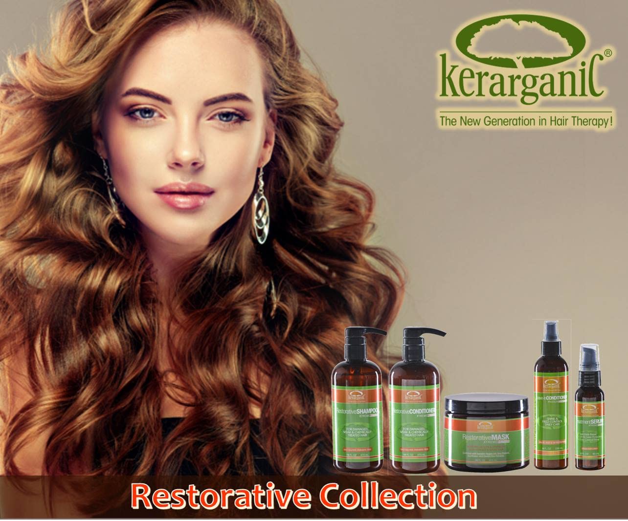 KERARGANIC RESTORATIVE XTREME HAIR REPAIR PRODUCTS FRIZZ CONTROL KIT Beauty & Personal Care KERARGANIC