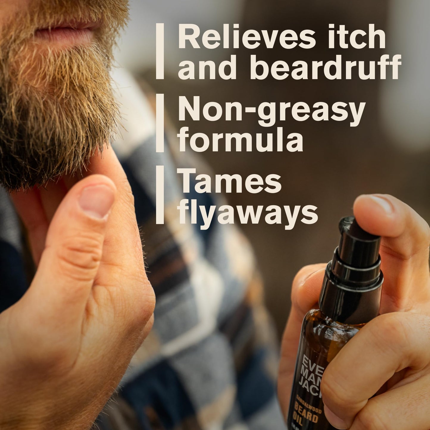 Every Man Jack Men's Beard Oil - Aged Bourbon Fragrance - Deeply Moisturizes and Softens Your Beard and Adds a Natural Shine - Naturally Derived Beauty and Personal Care Every Man Jack