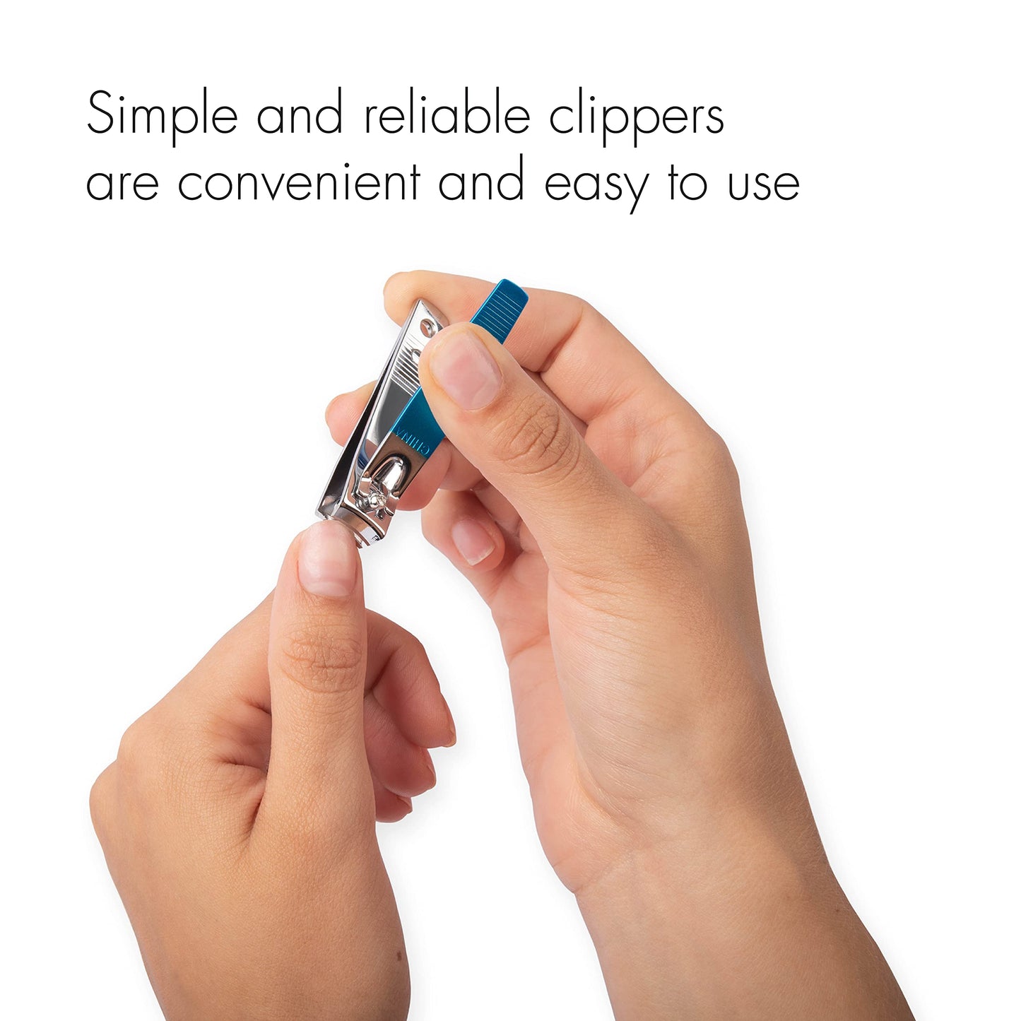TRIM Azure Collection Clipper Set - Precision-Ground Cutting Edges for Clean, Even Cuts - Convenient and Easy to Use - Perfect for at-Home Manicures Beauty & Personal Care Trim