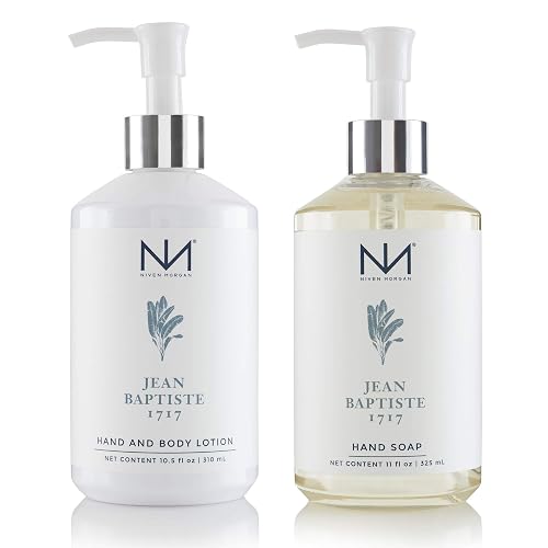 Niven Morgan Jean Baptiste 1717 Hand Soap and Lotion Set Beauty & Personal Care Niven Morgan