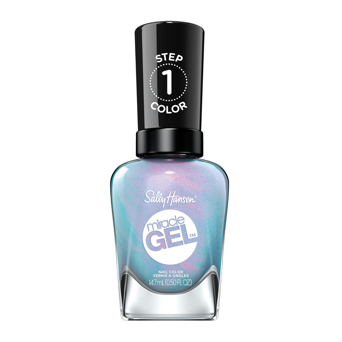 Sally Hansen Miracle Gel™, Lets Get Digtl, Long Lasting, Gel-Like Formula, No UV Lamp Needed, Blue Nail Polish