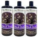 Dr. Woods Raw Liquid Black Soap, Body Wash for Men and Women, Gentle Exfoliant, Natural Cleanser for Face, Hands, and Body - 32 Fl Oz, Pack of 3 Beauty & Personal Care Dr. Woods
