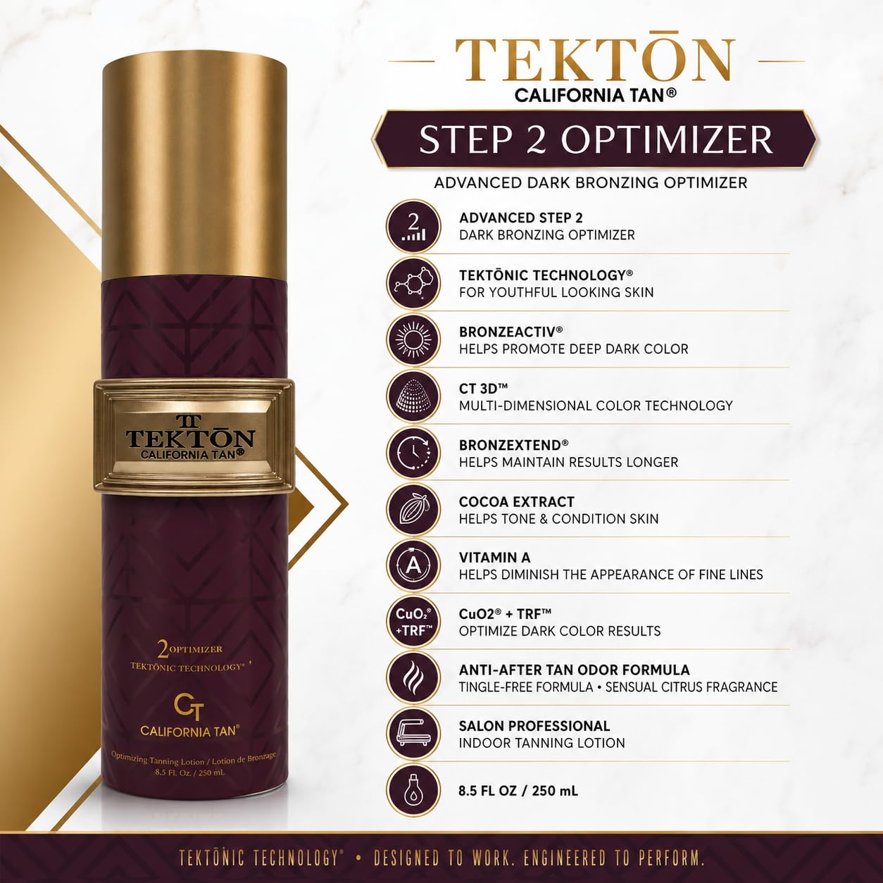 California Tan Optimizer Step 2 Tanning Bed Lotion 8.5 ounces Beauty & Personal Care California Tan