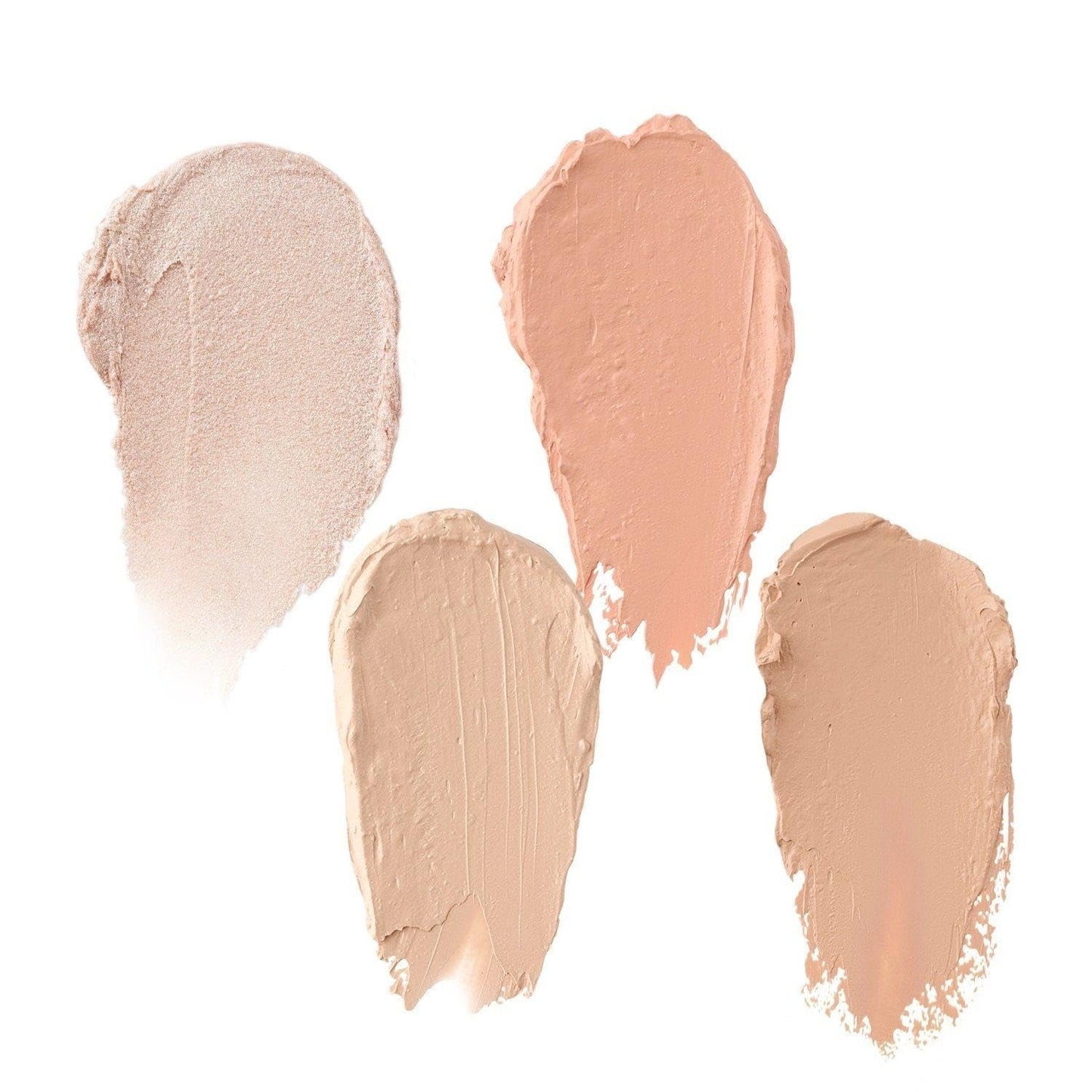 1PC To One Concealer, Multi Purpose Moisturizing 4 Color Cream Concealer Highlighter Palette to Create Flawless Makeup, 1.7g (01) Beauty & Personal Care ChongTai