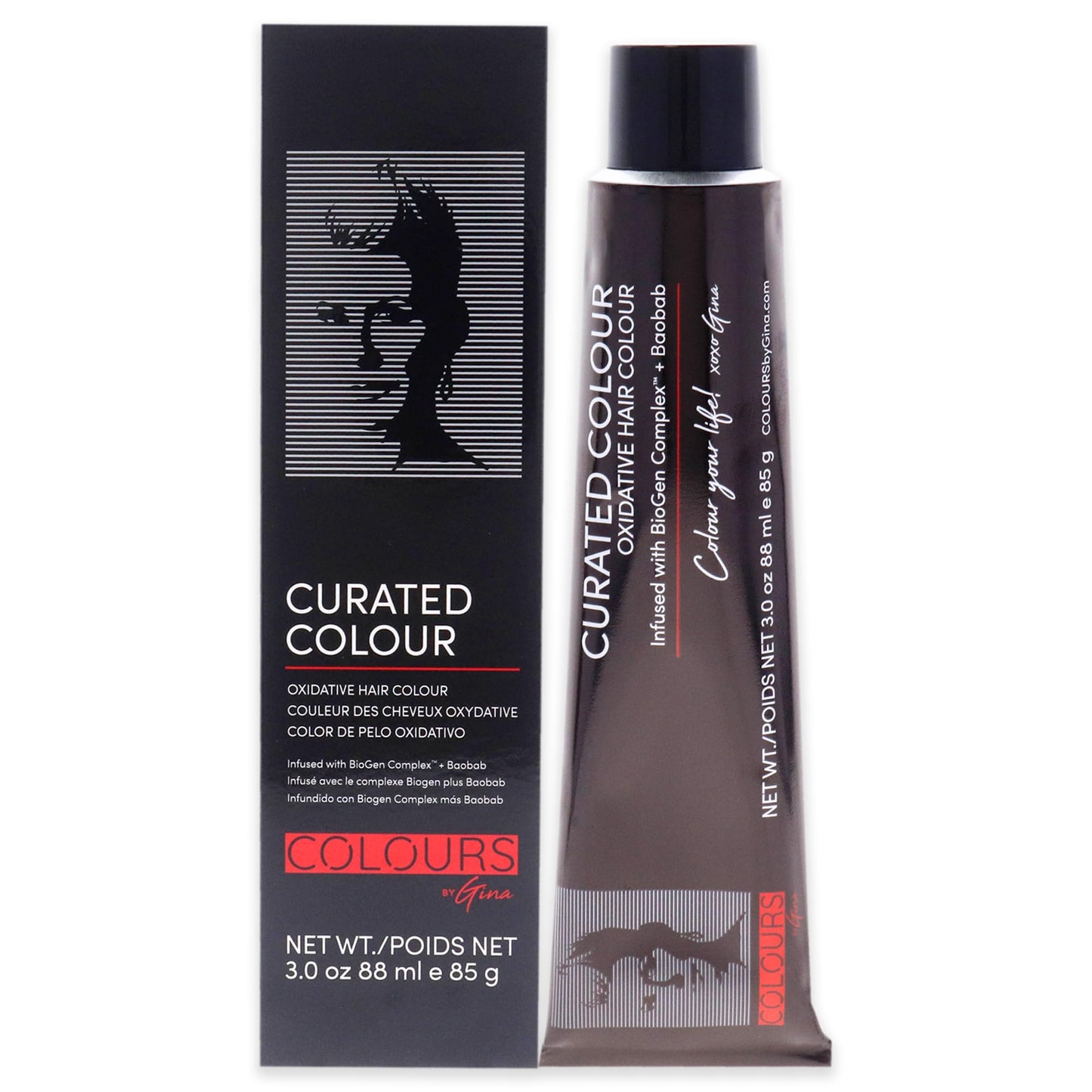 Colours By Gina Curated Colour - 4.35-4GM Golden Mahogany Brown by Colours By Gina for Unisex - 3 oz Hair Color Beauty & Personal Care Colours By Gina